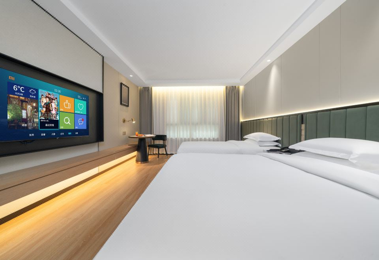Bedroom 2, Rongmin International Hotel, Xi'an