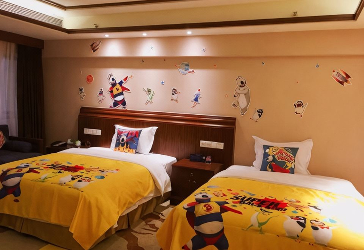 Bedroom 2, Shangli Hotel (Chengdu Zoo Metro Station), Chengdu