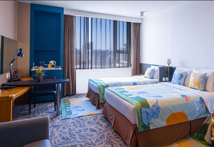 Bedroom 2, LeafIN Hotel Beijing Minzuyuan l Bird's Nest, Beijing