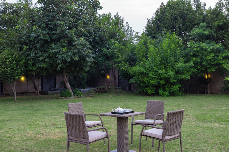 Outdoor dining 5, ELIVAAS Shivoham Farmhouse 9BHK Villa, Gurgaon