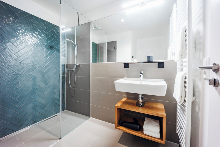Bathroom 4, Brera Serviced Apartments Leipzig, Leipzig
