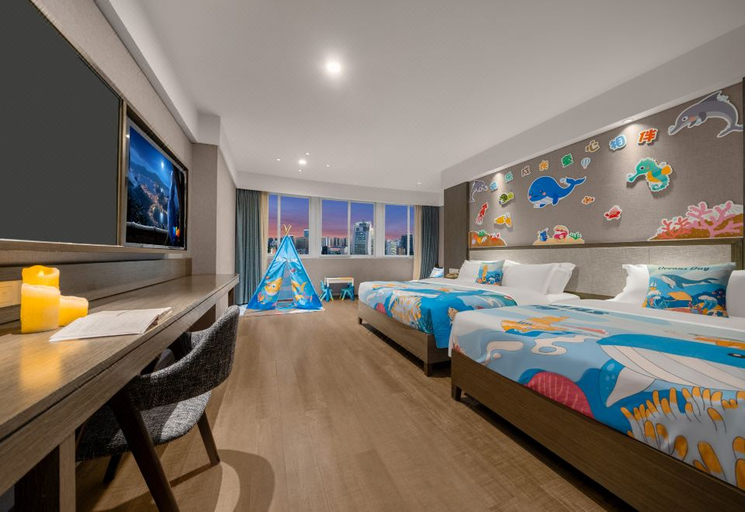 Bedroom 2, Rezen Kingtown Hotel Chongqing Xinpaifang, Chongqing