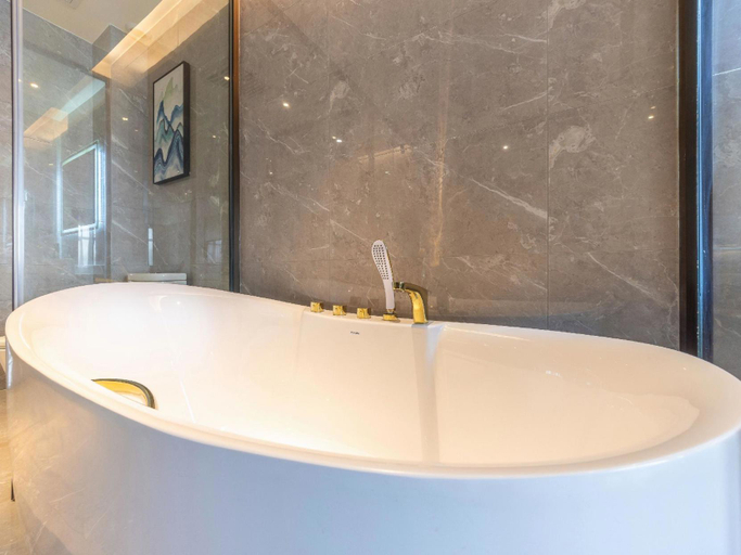 Bathroom 3, Starway Hotel Qingyang Huan County Chengnan New District, Qingyang