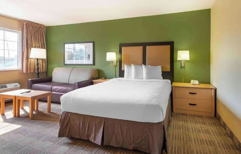 Bedroom 3, Studio 6 Corporate Extended Stay Philadelphia Malvern Swedesford Rd. PA, Chester