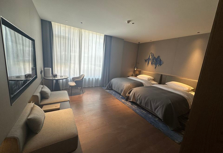 Bedroom 2, Jindou International Hotel, Jinchang