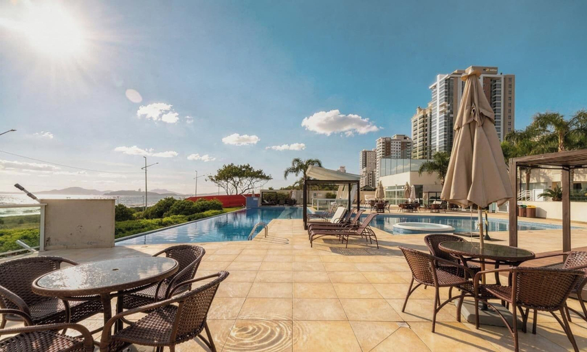Pool, Apto Vista Mar com churrasqueira BBH1003, Piçarras