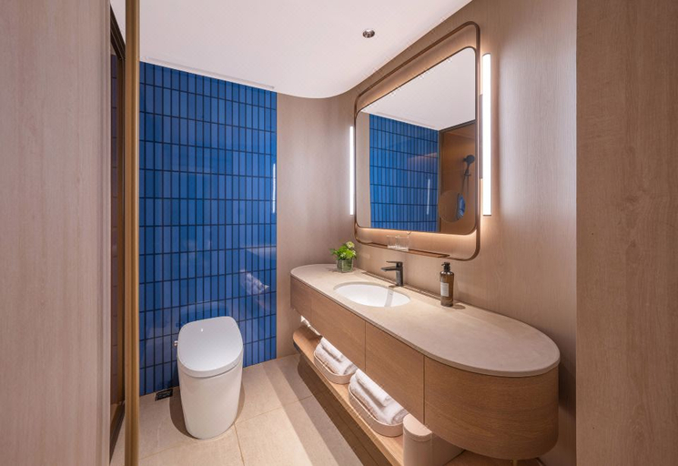 Bathroom 3, Crystal Orange Hotel Nanjing Pukou Research and Creation Park, Nanjing