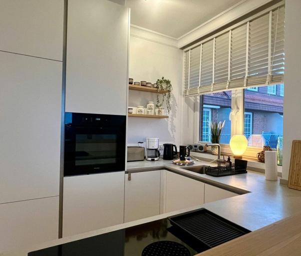 Private kitchen, Apartment 107 - Beautiful Juist Woman, Aurich