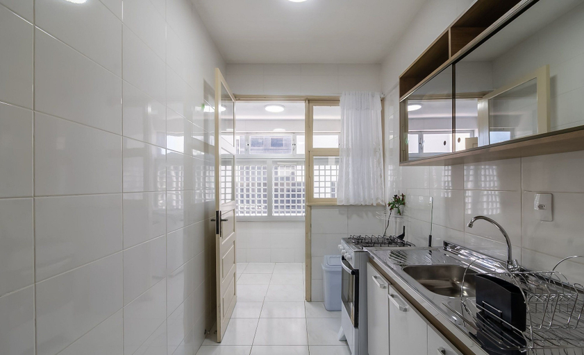 Private kitchen, Apt. w/ Balcony & Sea View 360m Beach Ety0024, Balneário Arroio do Silva