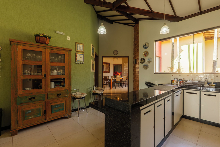 Private kitchen, Eco Pousada Cachoeira da Serra, Jaboticatubas