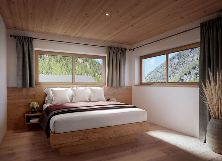 Bedroom, The Private Chalet s'Tyrolia, Imst