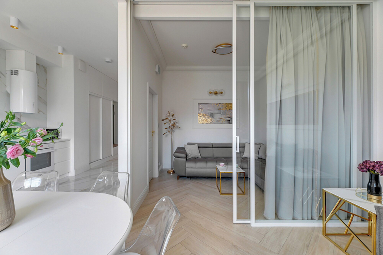 Bedroom, Old Town & River View Premium Apartment, Gdańsk City