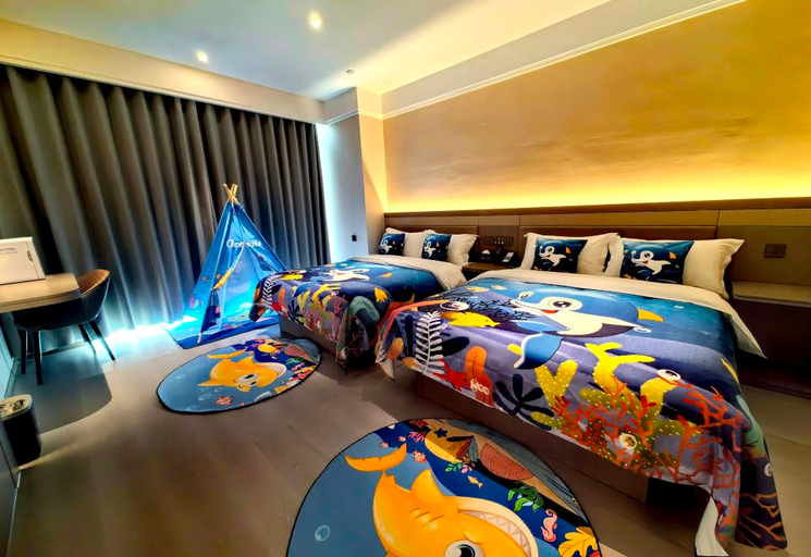 Bedroom 2, Rezen Manhu Hotel Rongcheng High-speed Railway Station, Weihai