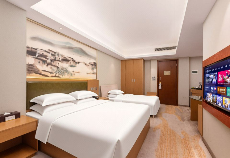 Bedroom 2, Huihe Hotel, Hebian Subway Station, Guangzhou Baiyun Station, Guangzhou
