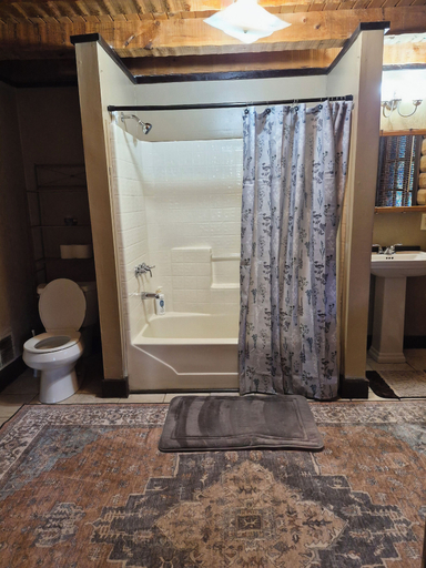 Bathroom 4, Log Cabin in the Field, Wayne