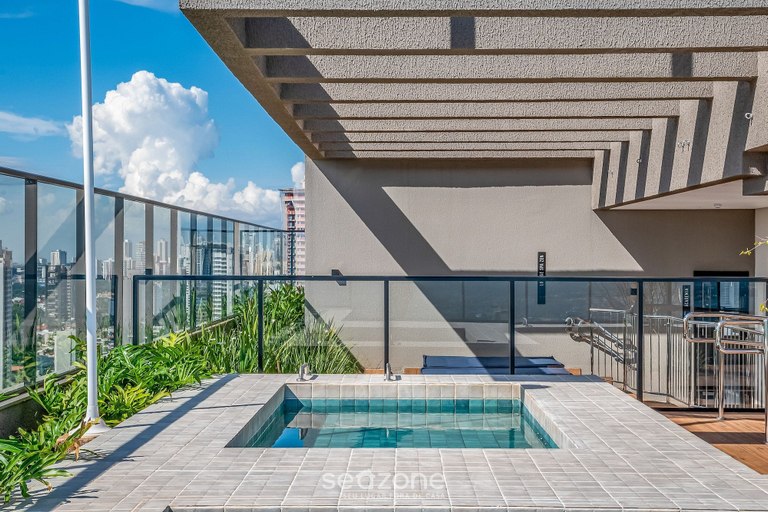 Outdoor spa tub 5, Comfort in a Condominium With a Pool Idvb2103, Goiania