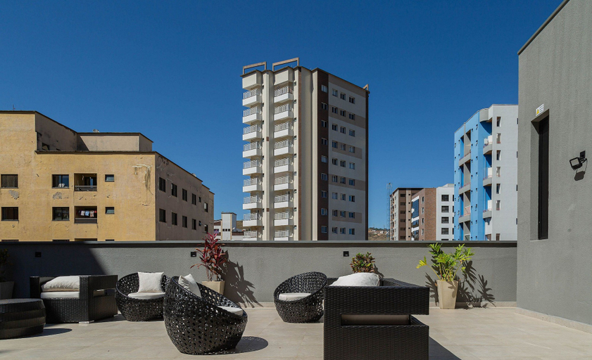 Terrace/patio, Studio With Pool in Pocos de Caldas Pgo412, Poços de Caldas