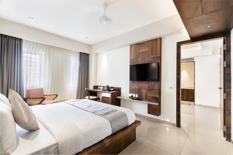 Bedroom 2, Narthaki Boutique Hotel, Bangalore