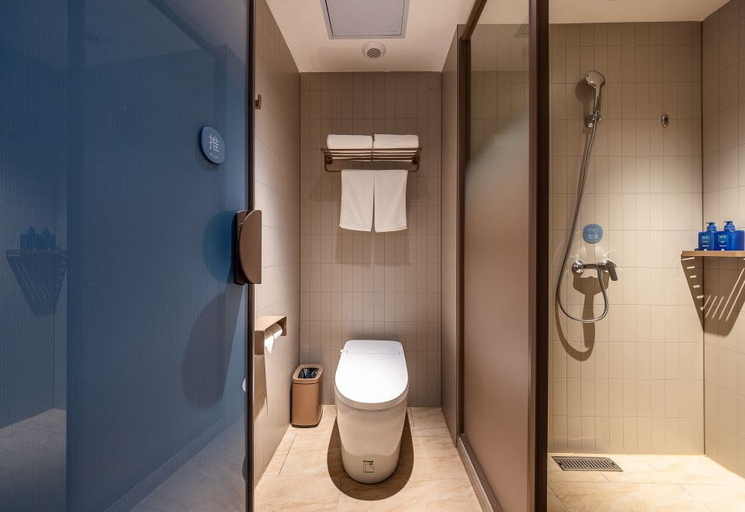 Bathroom 4, Hanting Hotel Dunhuang Shazhou Market Municipal Square, Jiuquan
