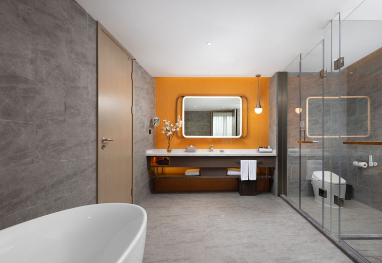 Bathroom 3, Home2 Suites by Hilton Hangzhoudong Railway Station, Hangzhou