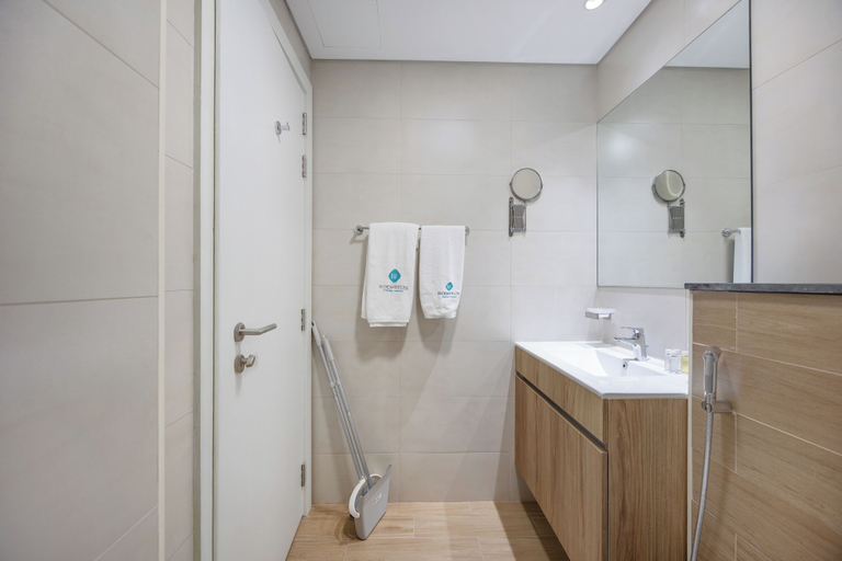 Bathroom, Bloomfields Studio in Al Maryah Vista, Abu Dhabi City