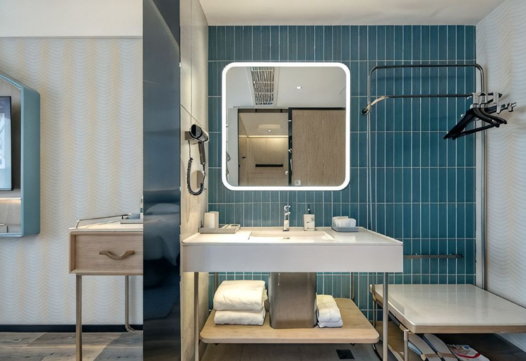 Bathroom 3, Echarm Hotel Changsha Economic Development Zone Haide Park Electric Power Vocational College, Changsha