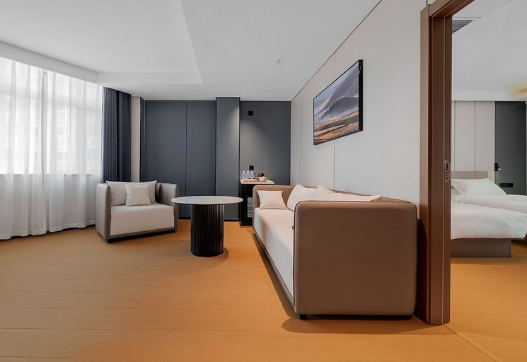Bedroom 2, Jinjiang Metropolo Hotel Xuzhou Jinshanqiao Development Zone Baolian Temple, Xuzhou