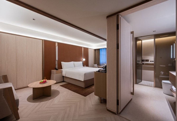Bedroom 2, Crystal Orange Wuhan Hankou Financial Center The Mixc, Wuhan