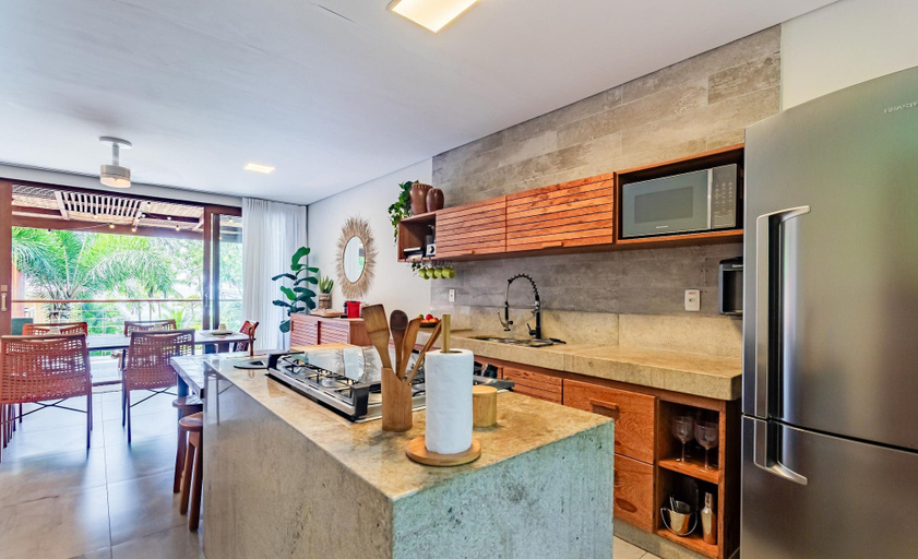 Private kitchen 2, Beachfront House in Arraial Dajuda Vva0490, Porto Seguro