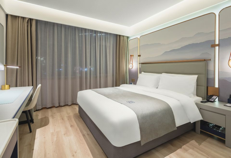 Bedroom 2, Qingdao May Fourth Square Vientiane City LANOU INTERNATIONAL Hotel, Qingdao