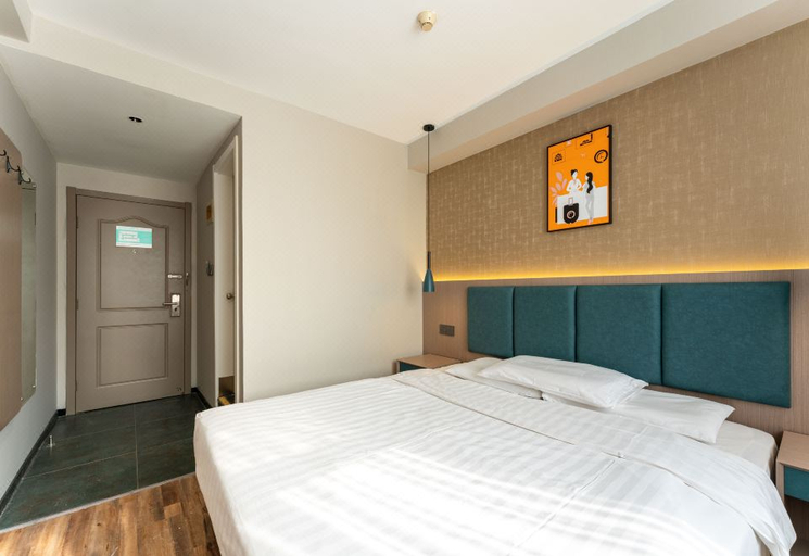 Bedroom 2, Ginza Jiayi Qingju Hotel (Qilu Hospital Quancheng Square), Jinan