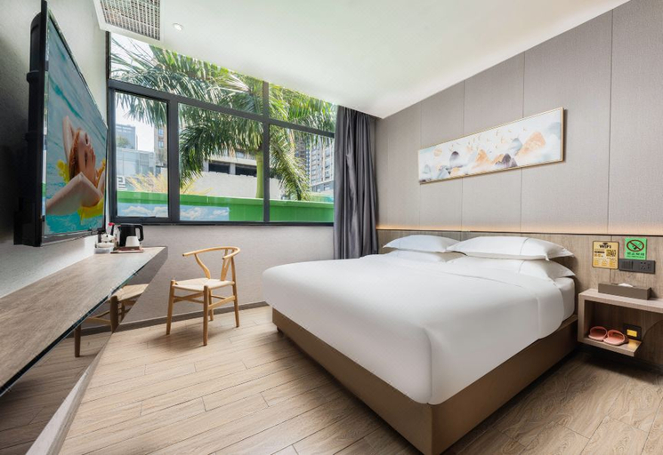 Bedroom 2, Langjing hotel (Shenzhen Daqianlipeng Chau subway station shop), Shenzhen