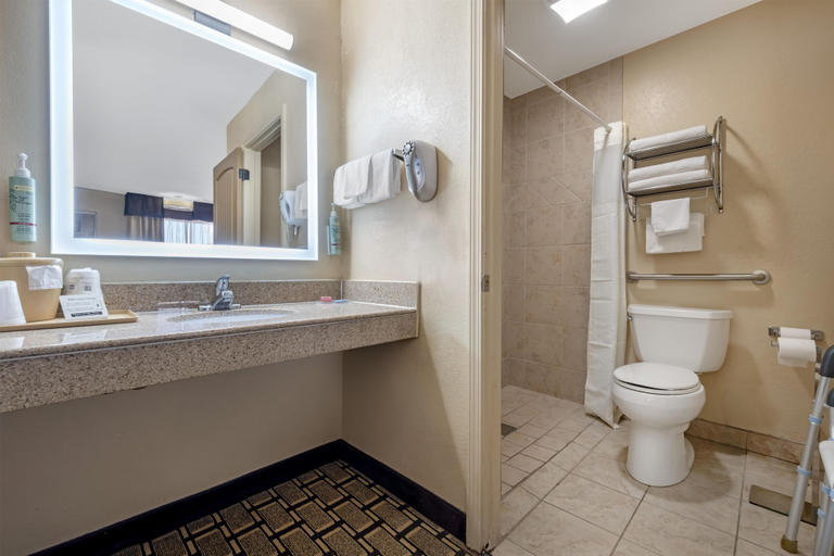 Bathroom 5, Best Western Nursanickel Motel, Dallam