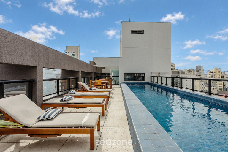 Pool 4, Studio em Cond. c\/ piscina prox. do metrô ENP0607, São Paulo