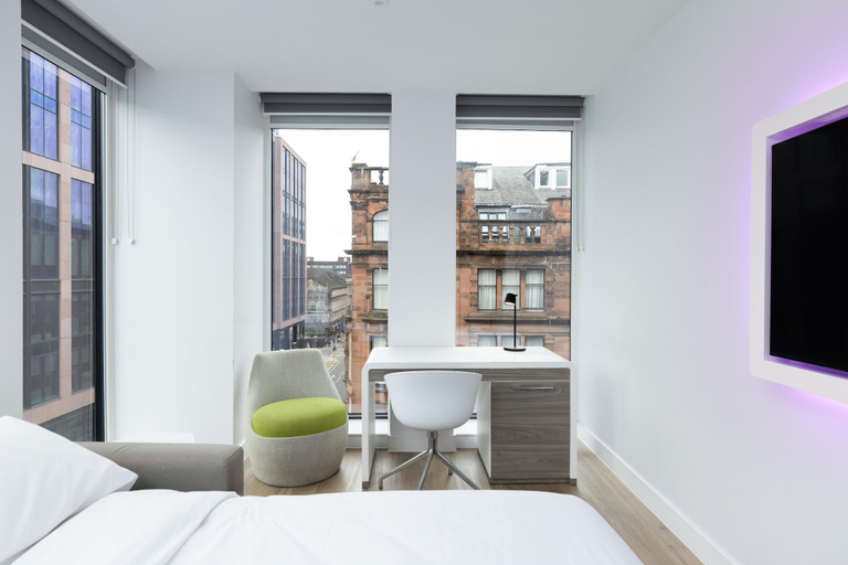 Bedroom 3, YOTEL Glasgow, Glasgow