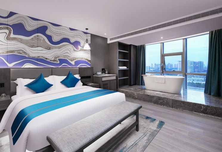 Bedroom 2, MEHOOD LESTIE Hotel (Nanjing Jiangbei New District University of Technology), Nanjing