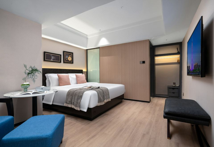 Bedroom 2, Presidential Mansion (Guangzhou Gangding Subway Station Taikoo Hui), Guangzhou