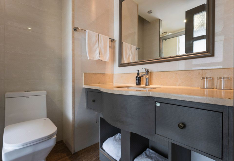 Bathroom 3, Beijing Mingchen Holiday Hotel (Shunyi Shiyuan Branch), Beijing
