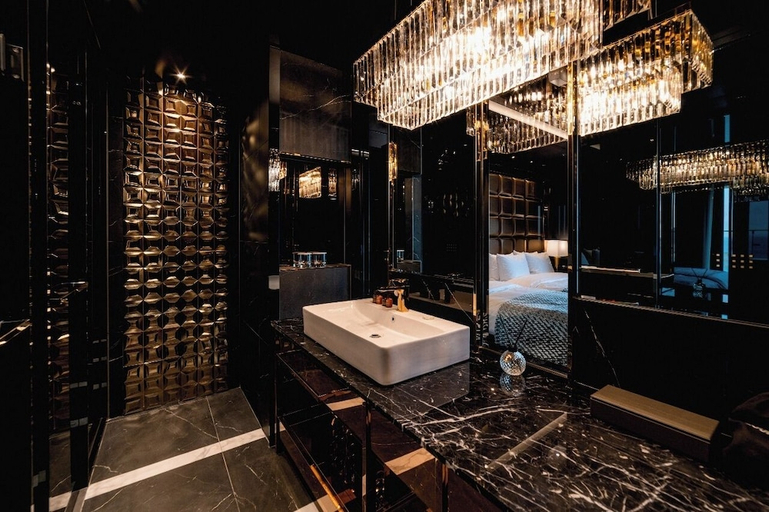 Bathroom, Best Louis Hamilton Hotel Ocean Terrace, Gijang