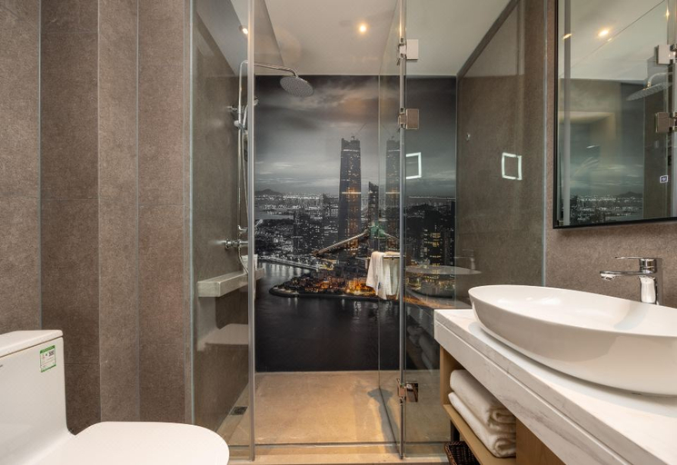 Bathroom 3, Park Inn by Radisson Qingdao Chengyang District Government The Mixc, Qingdao