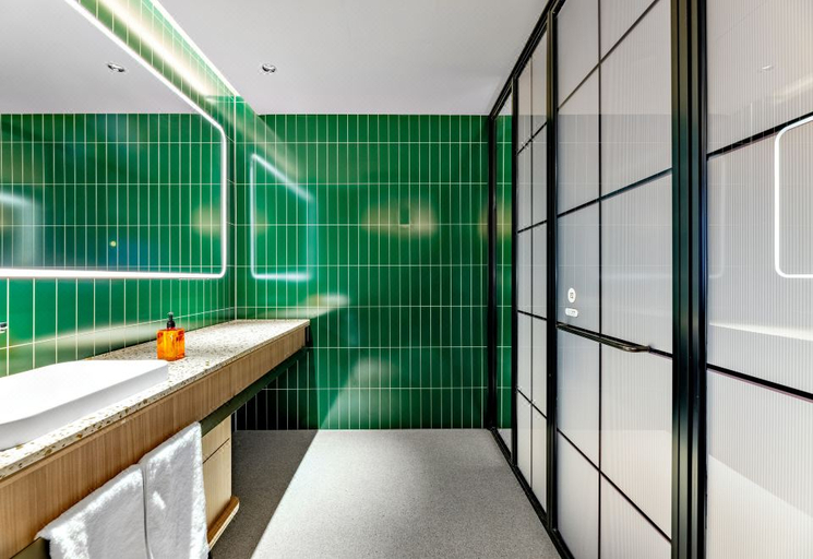 Bathroom 3, Orange Hotel Tangshan North Railway Station, Tangshan