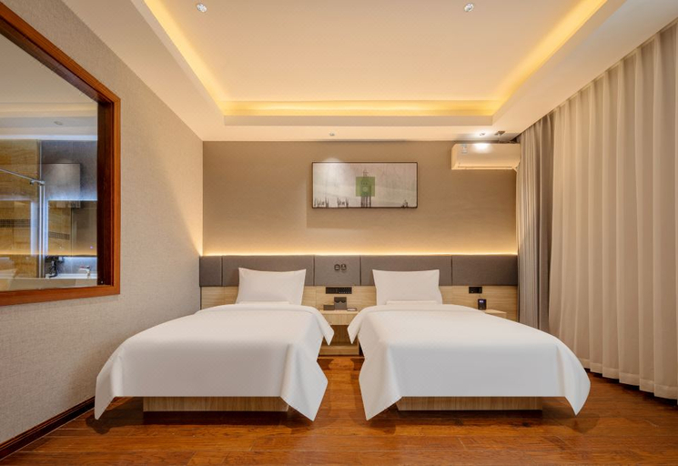 Bedroom 2, Shankee Hotel (Qingdao May Fourth Square Vientiane City), Qingdao