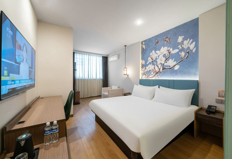Bedroom 2, Magnotel Hotel Shanghai Railway Station Magnolia Plaza, Shanghai