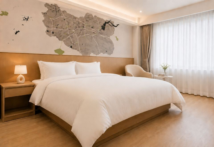 Bedroom, GreenTree Inn Hotel (Renmin Plaza Branch, Kashgar Ancient City Scenic Area), Kashgar