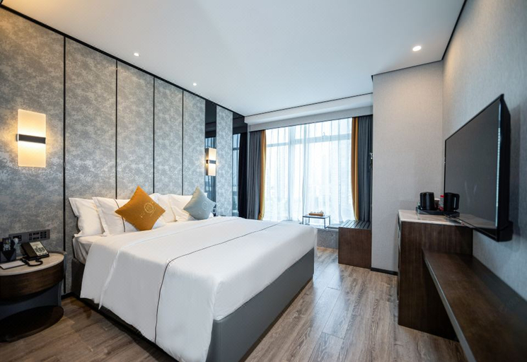 Bedroom 2, SPRING COMMERCIAL HOTEL (Shenzhen Nanshan Tianli Mingcheng Branch), Shenzhen