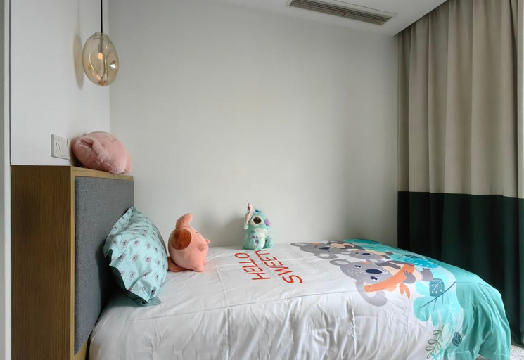 Bedroom 2, basePLUS-BINJIANG Serviced Apartment, Shanghai