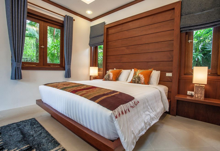 Bedroom 2, Baan Pinya Chic Three Bedroom Pool Villa, Mueang Krabi