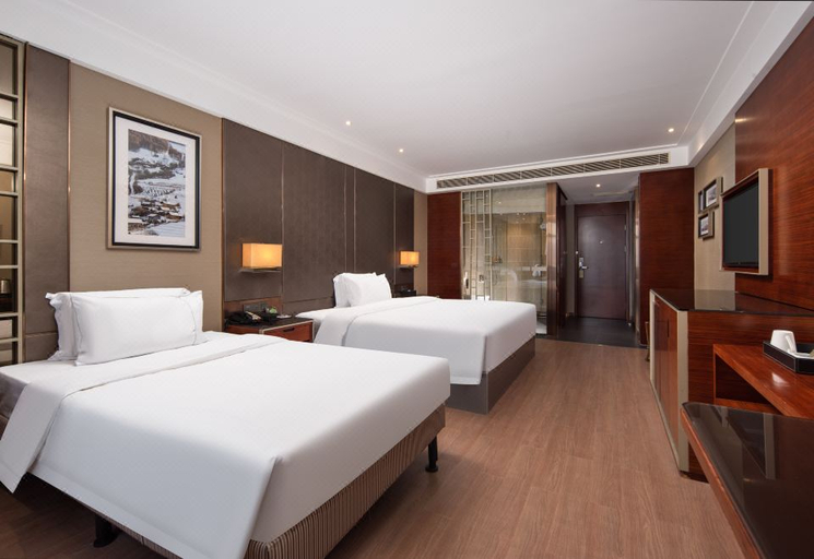 Bedroom 2, Echeng Hotel Wuhan Optics Valley Square Yangjiawan Metro Station, Wuhan