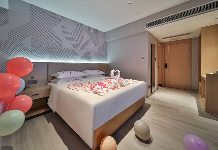 Bedroom 2, Borrman Hotel Heyuan Jianji Wanda, Heyuan