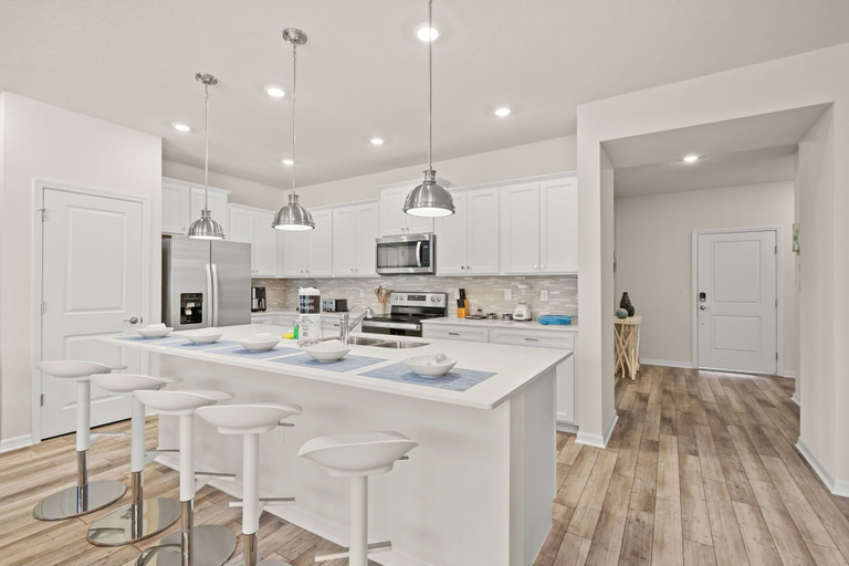 Private kitchen 2, 5BR Home w/ Private Pool & Themed Rooms, Lake